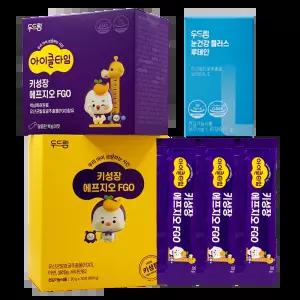두드림 아이클타임 FGO 에프지오 키성장 청소년 성장기 유산균발효굴추출물 젤리 어린이 종합영양제