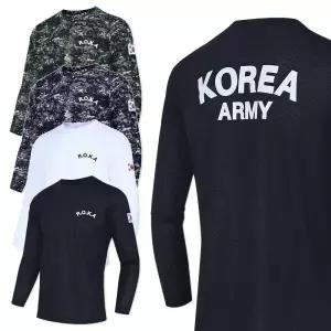 봄 여름 로카티 긴팔 코리아 아미 티셔츠 정품 기능성 쿨론 쿨링 아이스 냉감