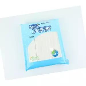 해피퀸 위생 젓가락 100매 일회용