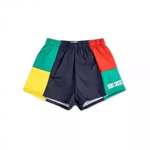 [보보쇼즈]키즈 컬러블록 스윔 숏팬츠 멀티 B126AC133 991