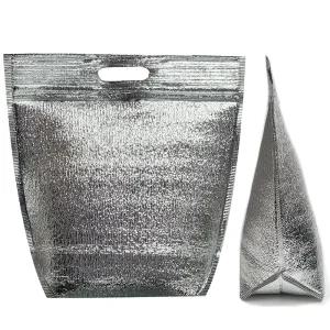스탠드 손잡이형 은박 보냉팩 내경 33x28+6cm 10매 보온 가방 아이스팩 택배봉투