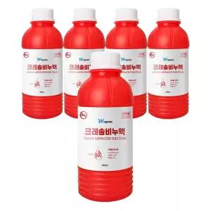 더블유제약 살균 소독 크레솔 비누액 200ml 5개
