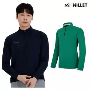 [밀레]밀레 남성 봄 여름 냉감 긴팔 티셔츠 흡습속건 등산 집업티셔츠 케이투 에베레스트 한라산