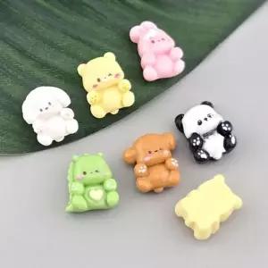 비즈팡 [DC-1-04]데코파츠 키캡파츠 동물파츠 미니동물부착형 10x13mm (랜덤)