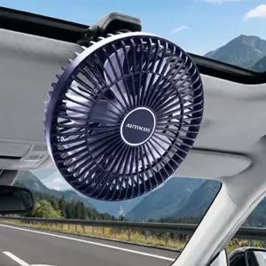 오토코스 듀얼 터보 대형 차량용 선풍기 / 슬림 집게 12V 24V 겸용 화물차 화물 트럭 대형 차 버스 포터2 봉고3