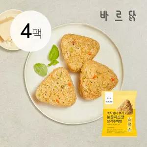 [바르닭X멕시카나] 삼각주먹밥 뿌리고 눈꽃치즈 4팩