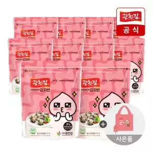 [광천김] 카카오 어피치 김자반 40g x 10봉 + 카카오 장바구니 (랜덤1종)