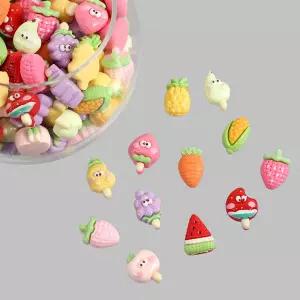 후르츠 데코덴 파츠 장식(80개) [3771]