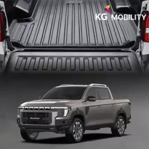 KGM 순정 무쏘 Q300 3D 데크매트 픽업트럭 적재함 고무매트 튜닝