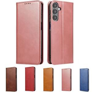 삼성 호환 갤럭시 A55 A54 A15 A35 5G 플립 케이스 지갑 책 쉘 A05S A25 A34 A24 A14 A51 A52 가죽 Etui 전