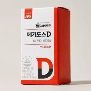 고려은단 메가도스 D 비타민D3 4000IU 90정 1개