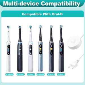 Oral B iO9S iO10S iO7 iO8 iO9 시리즈 전동 칫솔 100-240V 충전기 3768용 USB/EU/US 충전 베이스 어댑터