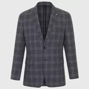 [롯데백화점]트레몰로 S/S 여름 린넨라이크 체크 콤비자켓 TRNFU6M3436-54