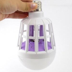 LED 모기 전구 포충등 15W 침실 날파리 램프에 조명 하루살이 자동