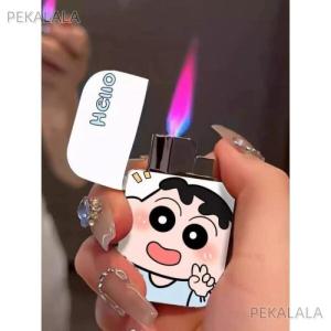 짱구는 못말려 짱구 유니크 라이터 핑크 불꽃 커플 남자친구 선물 굿즈 수지 액션가면