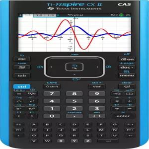 텍사스 인스트루먼트 TI-Nspire CX II CAS 색상 그래프 계산기(학생용 소프트웨어 포함)(PC/Mac)