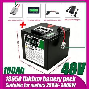 전기차 리튬 배터리 48V 20Ah-100Ah 초대용량 오토바이 삼륜차