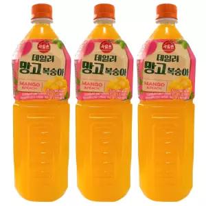 해태 과일촌 데일리 망고복숭아 1.5L 3개