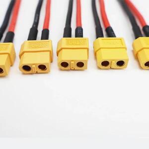 어댑터 XT60에서 XT30 커넥터로 변환 남성/ 플러그 14AWG 100MM 실리콘 와이어 케이블 RC FPV 쿼드콥터 Ci