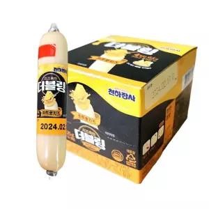 생활 콰트로치즈소시지 더블링 더블링콰트로치즈소시지 진주햄 25gx16입 소시지 간식소시지 수앤서B1