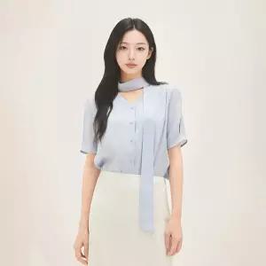 [백화점 홈쇼핑 정품] 로엠 [RE] 타이블라우스 (RMBLG23R11) RMBLG25RT1