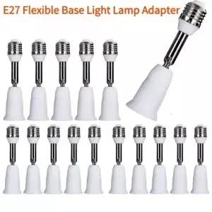 LED 전구 E27 소켓 연장 어댑터 컨버터 벽면 베이스 홀더 나사 코드 램프