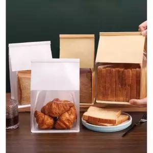 300장 쿠키 베이커리 접착 투명 빵봉투 빵 비닐 봉투