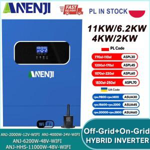 11KW 2KW 태양광 충전 24V 160A WIFI 인버터 5KW 220V 4KW MPPT 100A 60A 지원 48V 컨트롤러 BMS