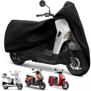 XYZCTEM 모페드 커버 베스파 방수 야외용 소형 스쿠터 물 자외선 바람으로부터 보호 혼다 50CC