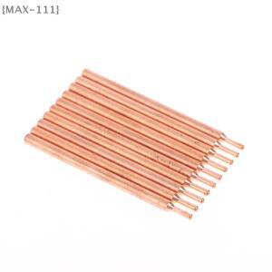 F2-1112/5 10pcs 3MM 보라색 구리 산화물 전극 헤드 18650 전원 배터리 더블 스팟 용접 바늘