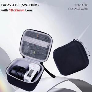 소니 알파 ZV-E10 하드 카메라 보관 케이스 가방 18-55mm 렌즈