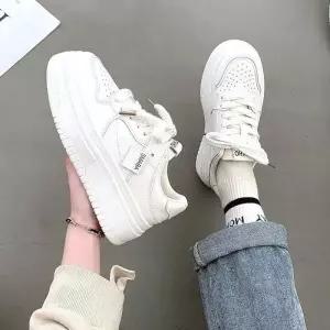 [라일리] Rly 키높이 스니커즈 흰색운동화 여성운동화 통굽스니커