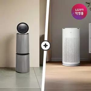[LG전자 직영]LG 퓨리케어 공기청정기 세트 AS336NSLC+AS105GWJC