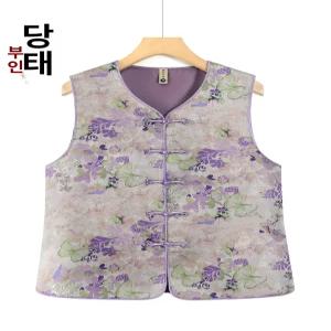 77ang 할머니여름조끼 여성조끼 인견옷 중년여성옷