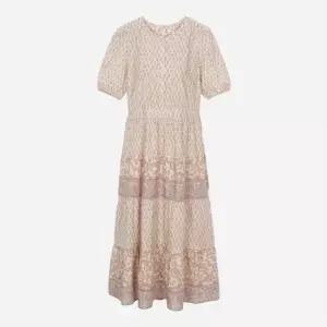 써스데이아일랜드 패턴 믹스 프릴 원피스_T254MOP245W
