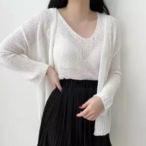 [라일리여성의류] Rly 빅사이즈라운드넥 카라넥 코디 니트티 모임 기본핏