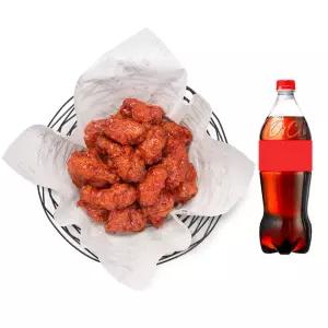 [교촌치킨] 양념치킨한마리+콜라1.25L
