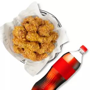 [교촌치킨] 허니옥수수한마리+콜라1.25L