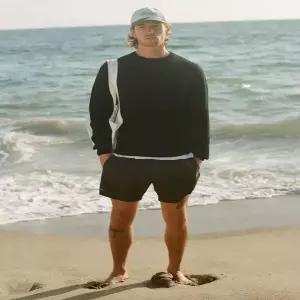 반바지 숏 하프 팬츠 JJJJOUND X APC 캐주얼 자수 나일론 5부 길이 비치웨어 루즈핏 청 데일리웨어