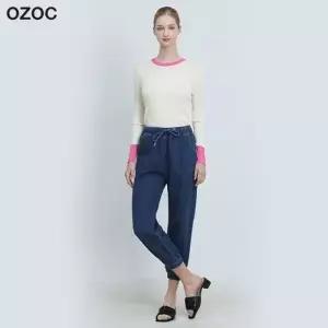 [오조크(OZOC)] 데님 조거 팬츠 (택가격: 74000원)
