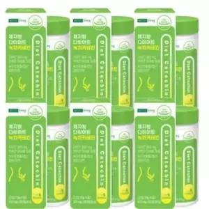 건국유업 체지방 녹차카테킨 500mg 60정 6박스