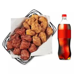 [교촌치킨] 반반순살[레드+허니]+콜라1.25L