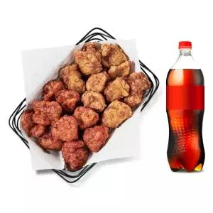 [교촌치킨] 반반순살[간장+레드]+콜라1.25L