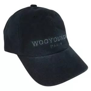 우영미 다잉 로고 남녀공용 볼캡 W261CA54978N