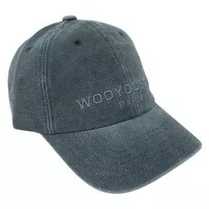 우영미 다잉 로고 남녀공용 볼캡 W261CA54979G