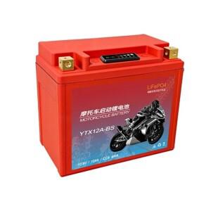 새로운 12.8V 4Ah-14Ah YTX4L-BS~YTX14-BS LiFePO4 배터리 팩 오토바이 시동용 범용 리튬