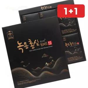 홍삼 진웰스 녹용 홍삼 플러스 70ml x 30포 국내산 (1+1)