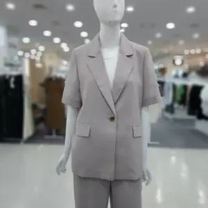 [숲]디엘 시원한원단 편안한기장감 반팔 자켓 OC5JKQ5
