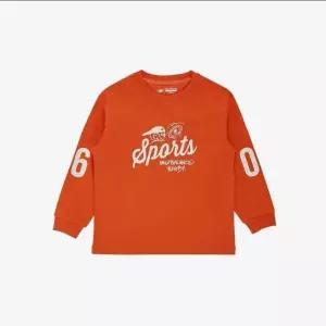 뉴발란스키즈 Ready Set Rugby럭비 긴팔티 NK9BG1304U(80)Orange