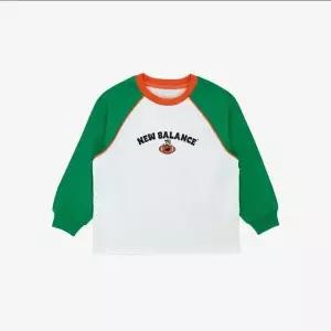 뉴발란스키즈 Ready Set Rugby래글런 티셔츠 NK9BG1305U(40)Green